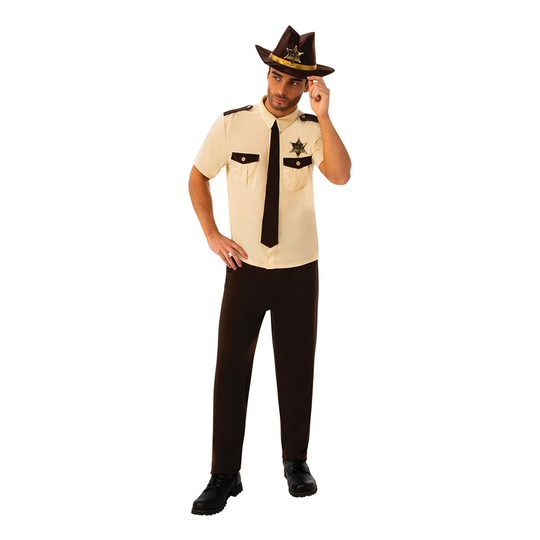 Amerikansk Sheriff Maskeraddräkt - Standard