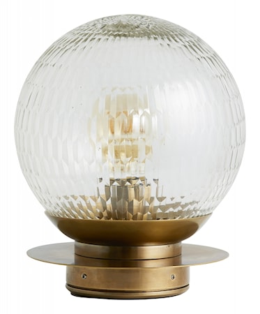 Zeus Utomhus Vägglampa Golden Plate E27