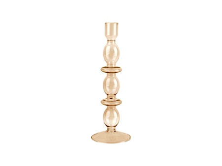 Art bubbles Ljusstake Glas Large Beige