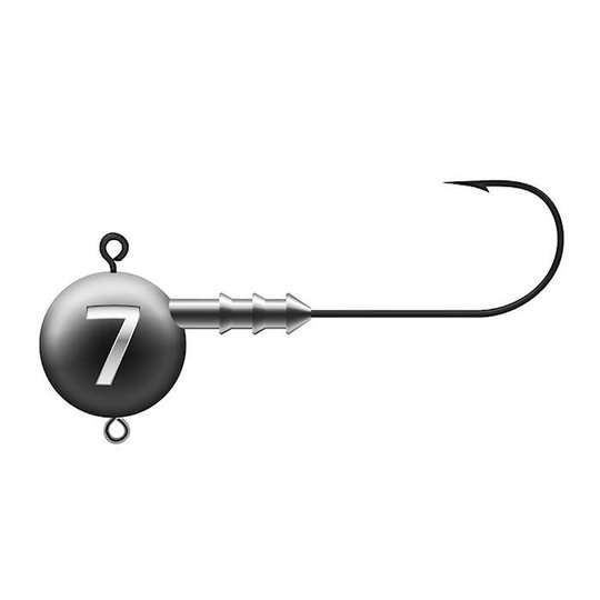 K.P Mustad Round Magnum 7 g jigghuvud