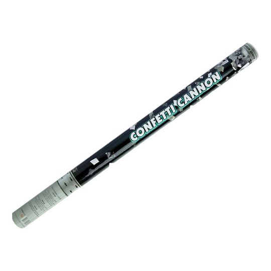 Konfettikanon Metallic Silver - 80 cm