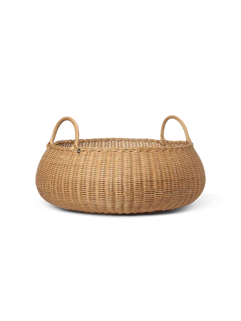 Braided Korg Ø60 cm Låg Natur
