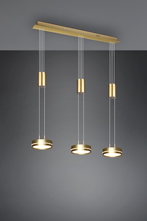 Franklin LED Taklampa 3L Mässing