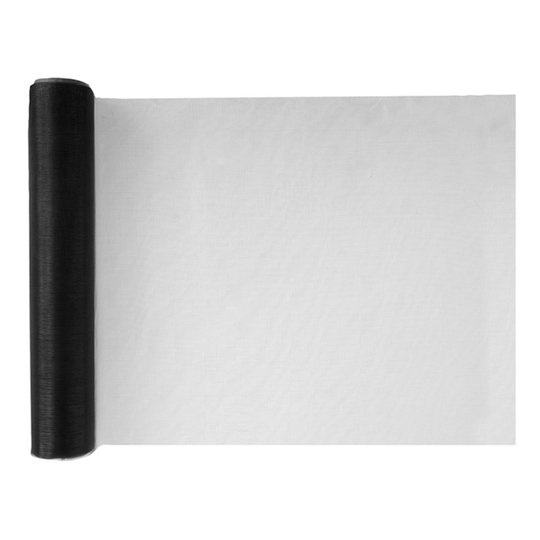 Bordslöpare Organza Crystal Svart