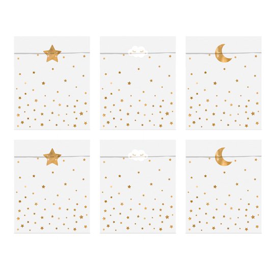 Kalaspåsar Little Star - 6-pack