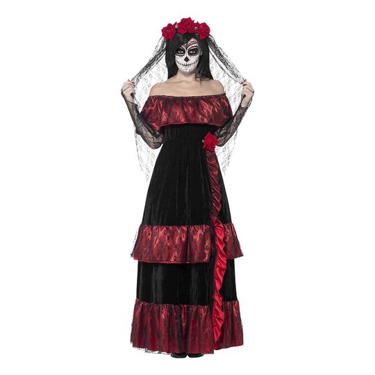 Day of the Dead Brud Maskeraddräkt - Small