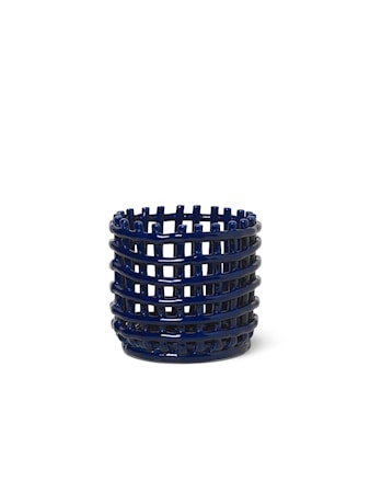 Ceramic Basket - Small - Blue