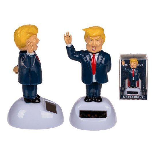 Solcellsfigur Donald Trump