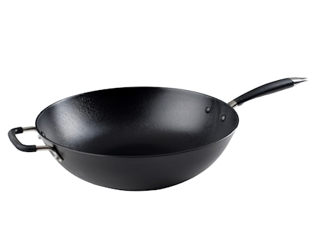 Wokpanna gjutjärn ULTRA LIGHT 34 cm med skaft