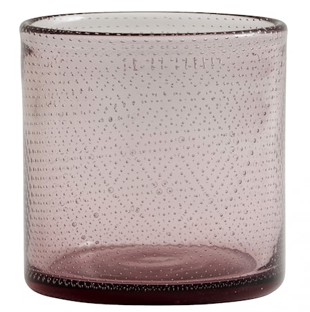 Ljuslykta BUBBLE Ø 10 cm - Lila