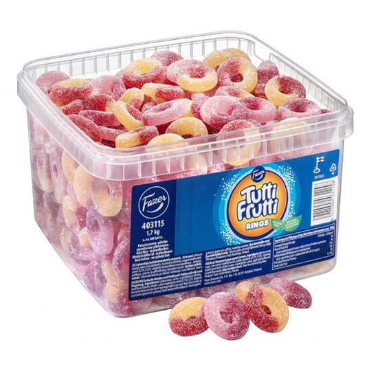 Tutti-Frutti Ringar - 1,7 kg