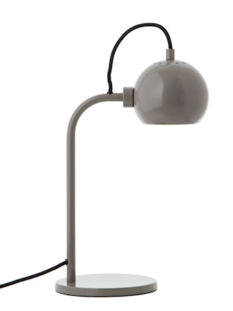 Ball Bordslampa Glossy Varmgrå