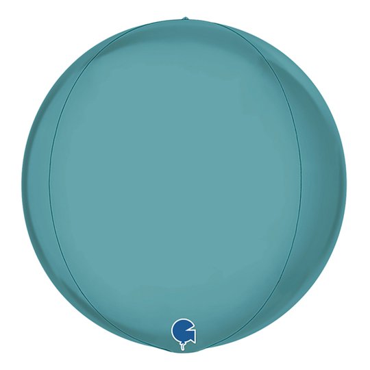 Folieballong Globe Turkos