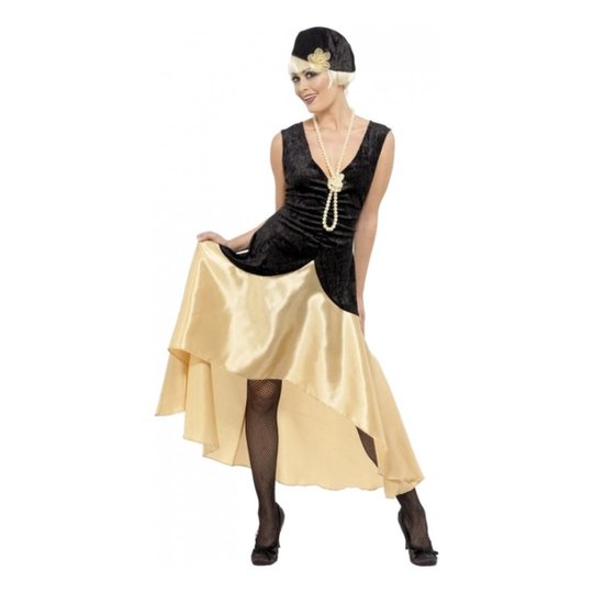 20-tals Gatsby Girl Maskeraddräkt - Medium