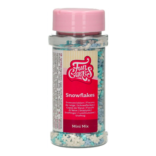 FunCakes Strössel Snöflingor Mini Mix - 50 gram