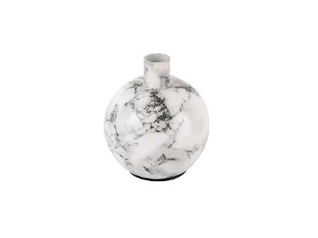 Marble look Ljusstake Small Vit