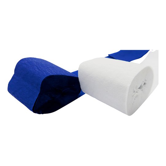 Kräpprullar Blå/Vit - 2-pack
