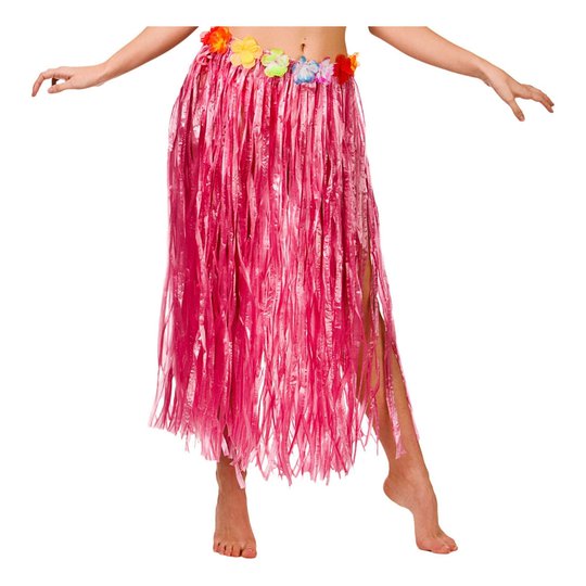 Hawaiikjol Lång Rosa - One size