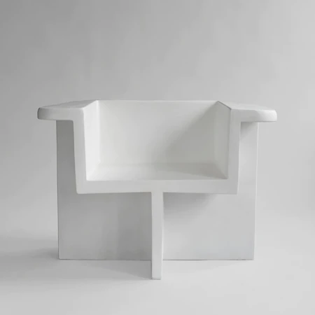 Brutus Lounge Stol 91x65 cm Vit