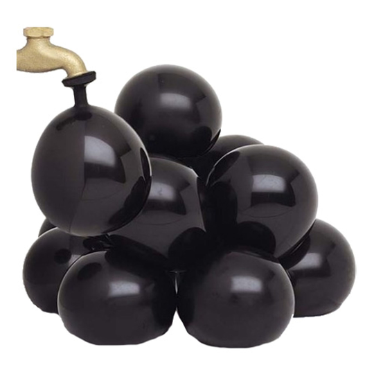 Vattenballonger Svarta - 50-pack