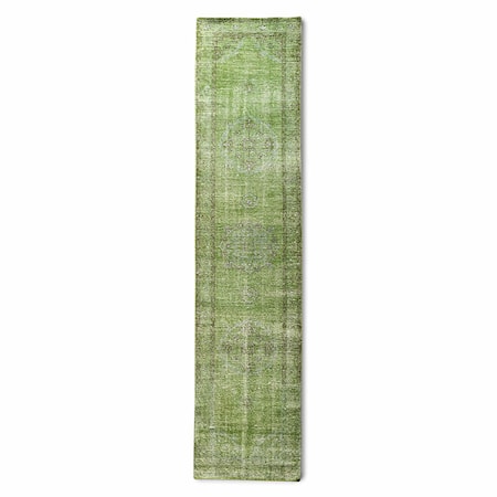 Gångmatta Ull 80x350cm Runner Green