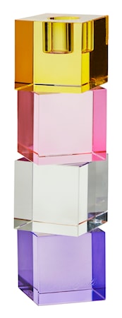 Me Cube Ljusstake Gul/Rosa/Klar/Lila