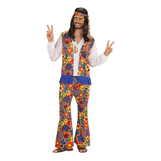 60-tals Hippie Maskeraddräkt - Medium