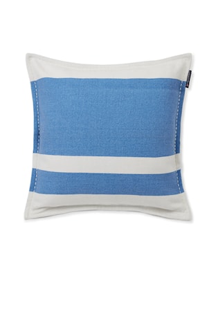 Irregula Striped Kuddfodral Blå/Vit