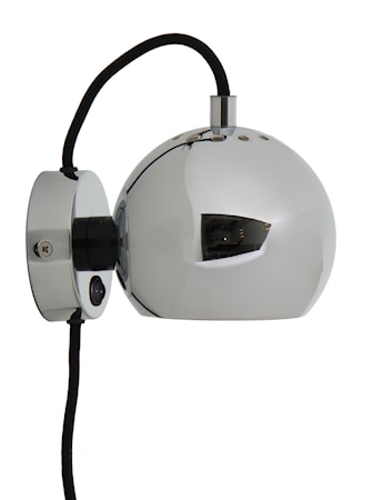Ball Magnet Vägglampa Glossy Krom