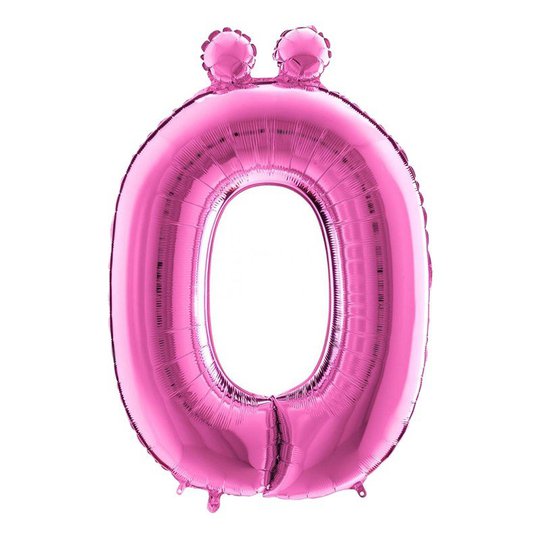 Bokstavsballong Rosa - Bokstav Ö