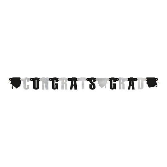 Bokstavsgirlang Examenshattar Congrats Grad