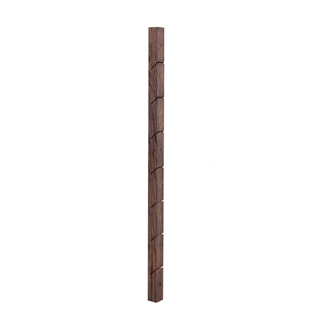 Oaks M Regel till hyllplan 120cm Mörkbetsad