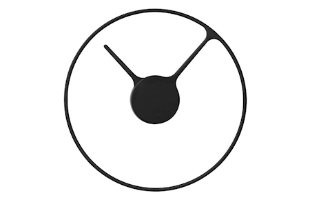 Stelton Time wall clock, Ø 30 cm - large - black