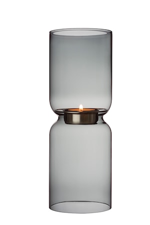 Lantern Ljuslykta Mörkgrå 25 cm