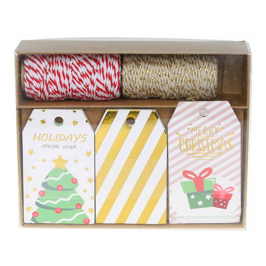 Snöre & Juladresser Kit - 32-pack