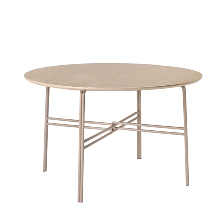 Oda Bord Ø120cm Järn/Askfaner Warm Beige