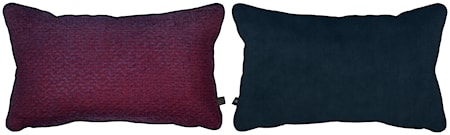 Atelier Kudde 50 x 30 cm Aubergine/Mörkblå