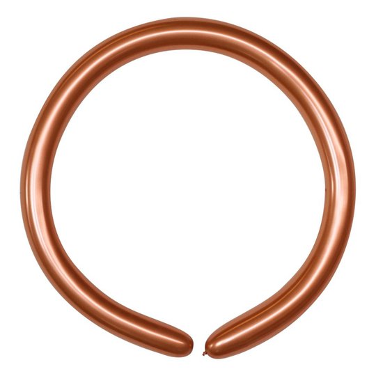 Modellballonger Krom Koppar - 50-pack