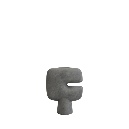Tribal Vase Mini Dark Grey