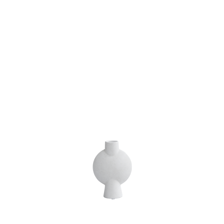 Sphere Vas Bubl Mini Bone White