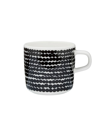 SIIRTOLAPUUTARHA Kaffekopp 20 cl Vit/Svart/Räsymatto