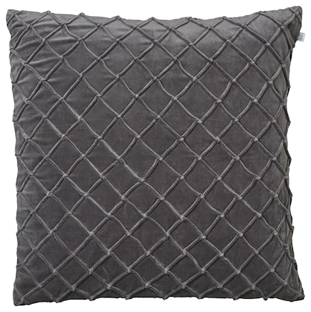 Deva Kuddfodral Sammet Grå 50x50 cm
