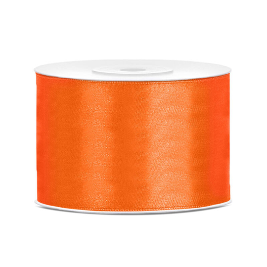 Satinband Orange - 50mm x 25m