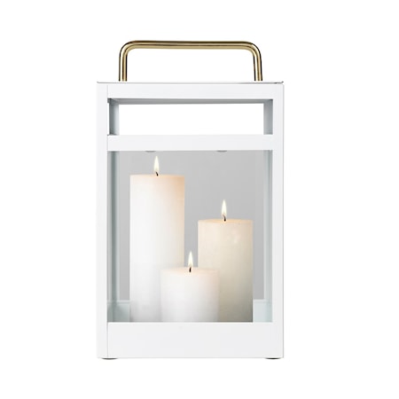 Lykta Pure Nordic 36x20 cm Vit