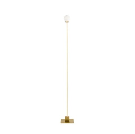 Snowball Golvlampa Mässing