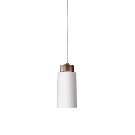 Edge Pendel S Mattvit/Brons