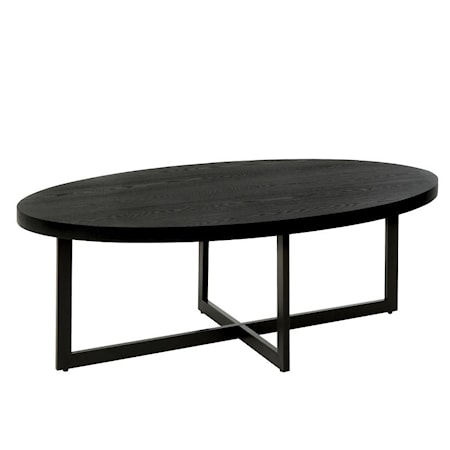 Lumis Soffbord Svart 130x80 cm