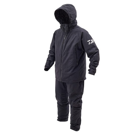 Daiwa Rainmax Hiloft värmeoverall, svart/grå