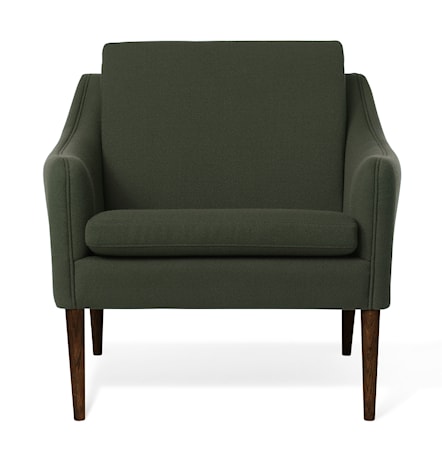 Mr. Olsen Lounge Chair Dark Green Valnöt