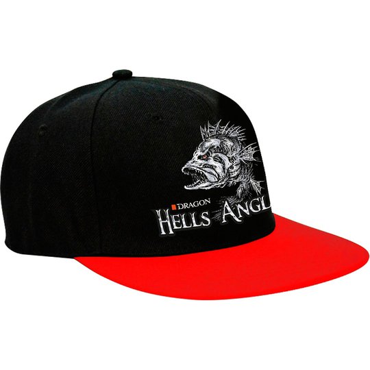 Dragon Snap Back Hells Anglers abborre keps